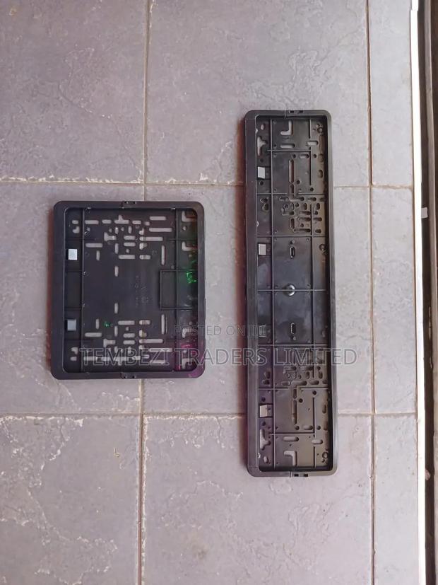 New Plastic Number Plate Holders