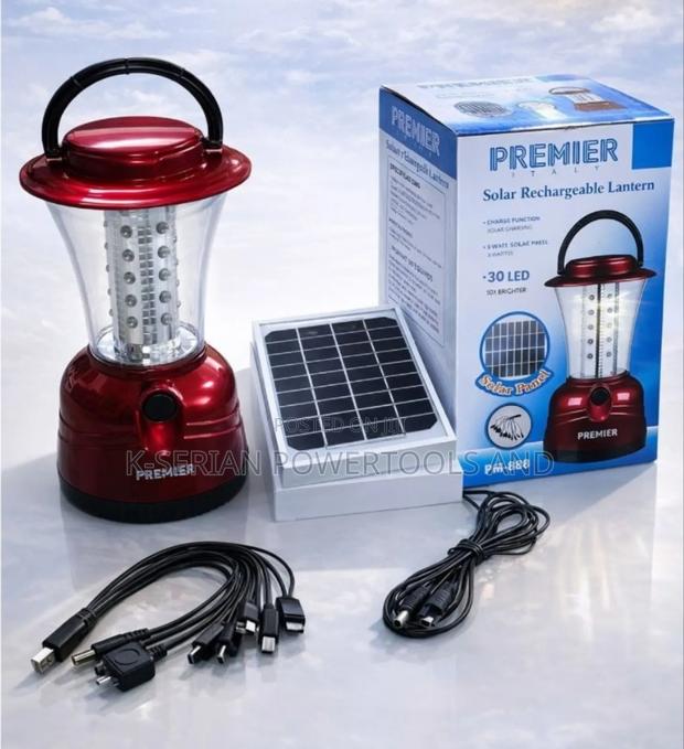 Premier Solar Rechargeable Lantern/Premier Rechargeable Lantern - main view
