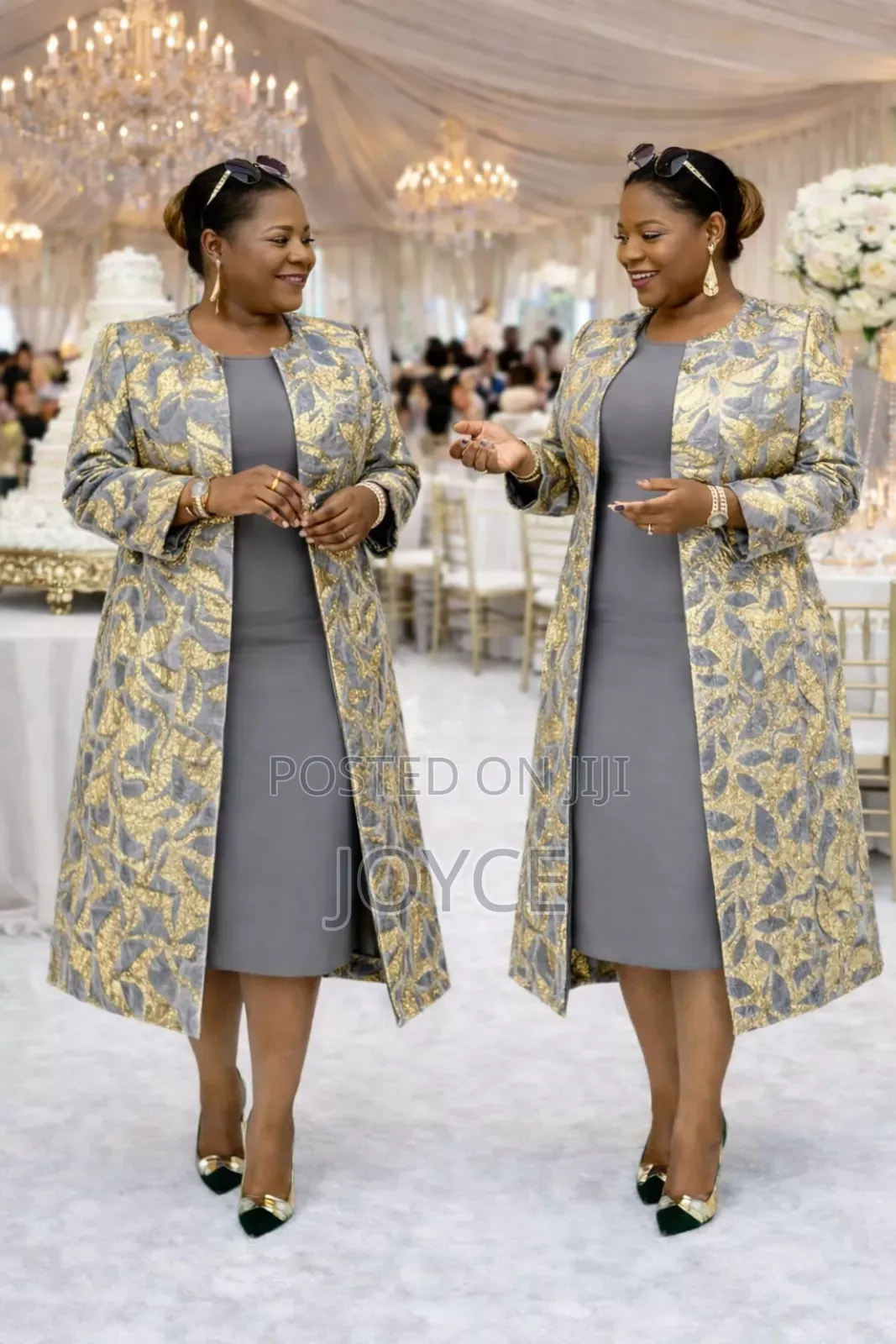 A Sleek Inner Dress With a Coat