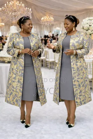 A Sleek Inner Dress With a Coat