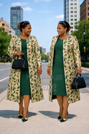 A Sleek Inner Dress With a Coat