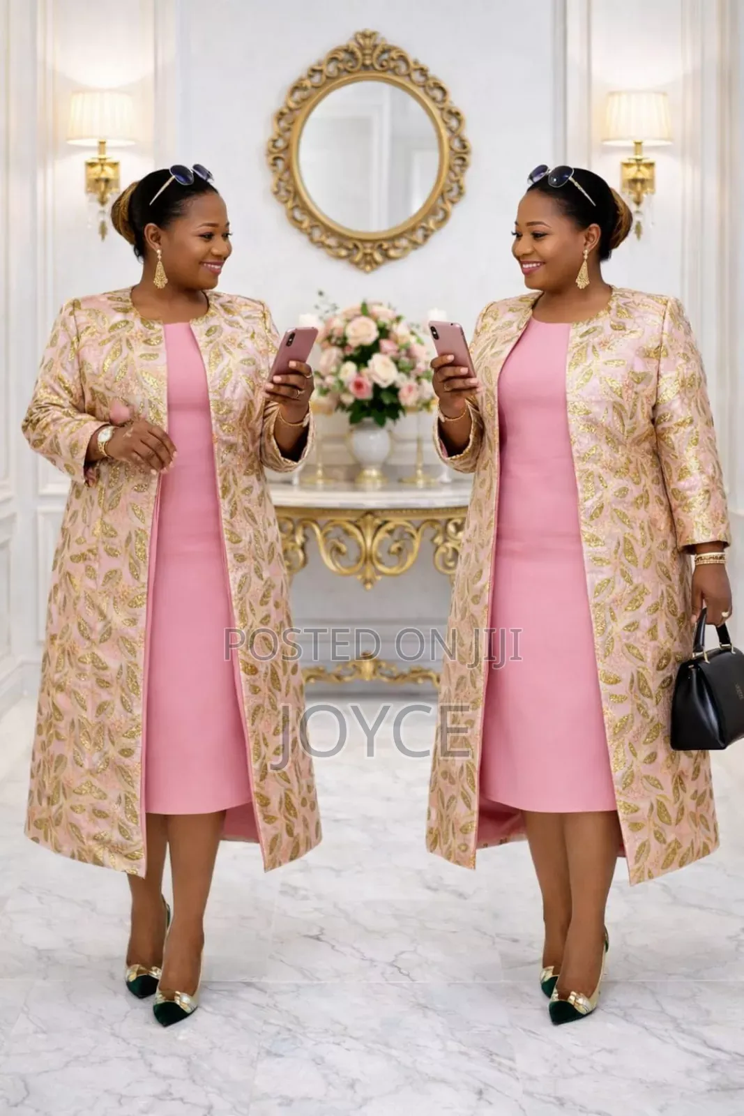 A Sleek Inner Dress With a Coat