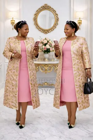 A Sleek Inner Dress With a Coat