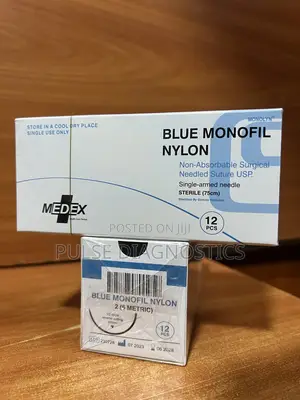 Nylon (Blue) Monofilament |Non-Absorbable Surgical Suture |2rc