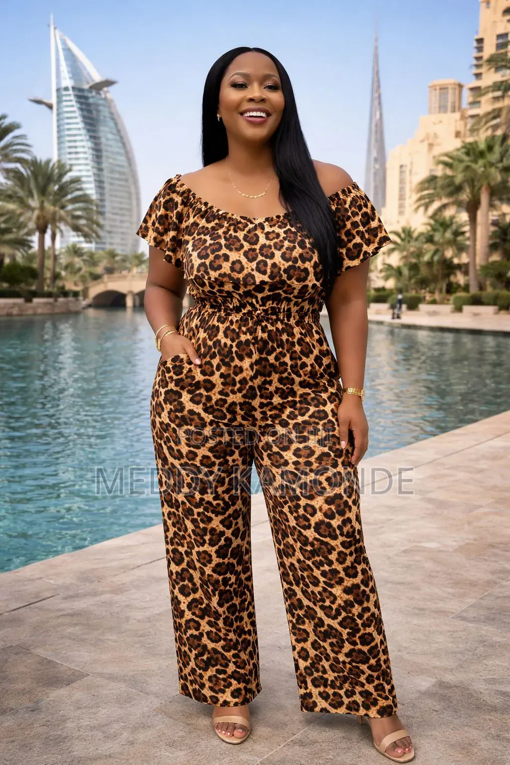 Animal Print Jumpsuit