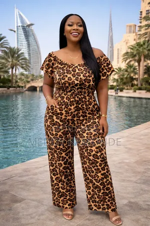 Animal Print Jumpsuit
