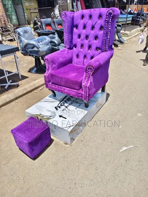 King Chair Plus Platform, Purple