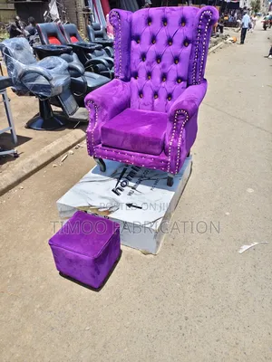 King Chair Plus Platform, Purple