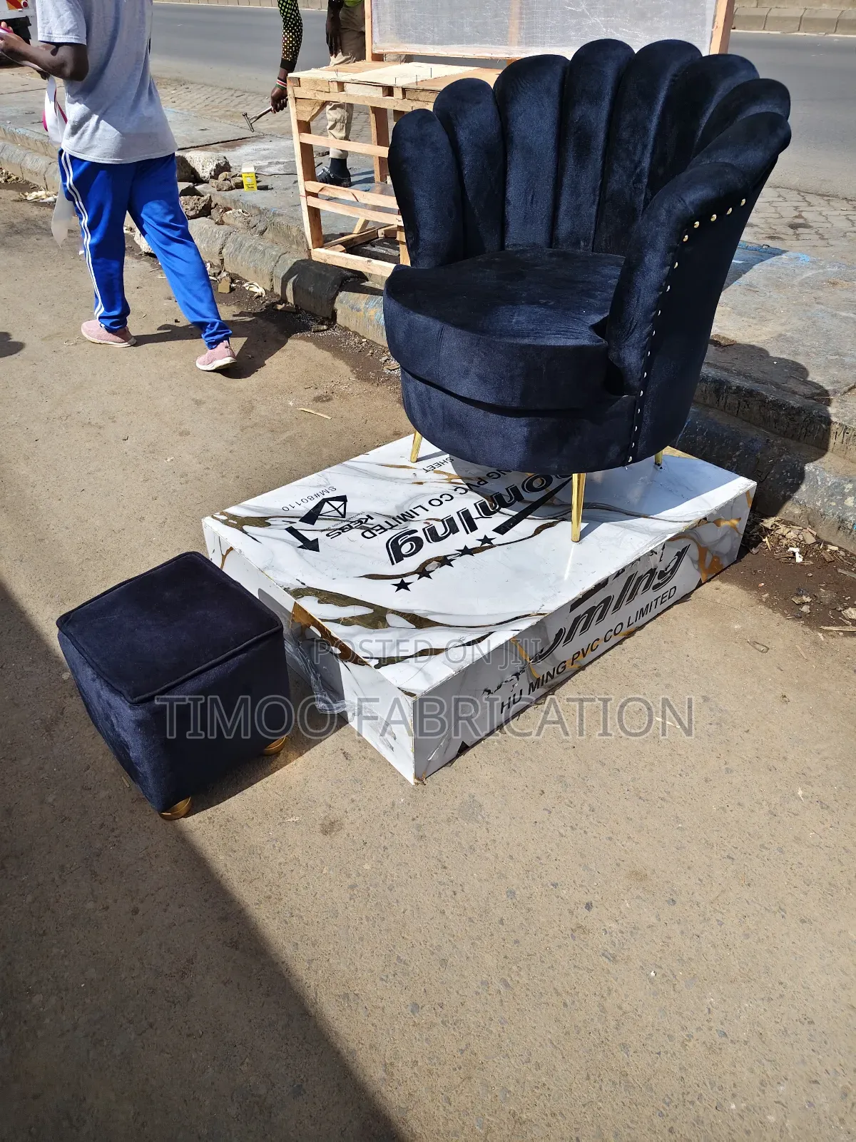 Pedicure Flower Seat Plus Mable Sheet Platform