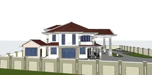 Modern House Designs 3d Architectural Rendering in Kenya