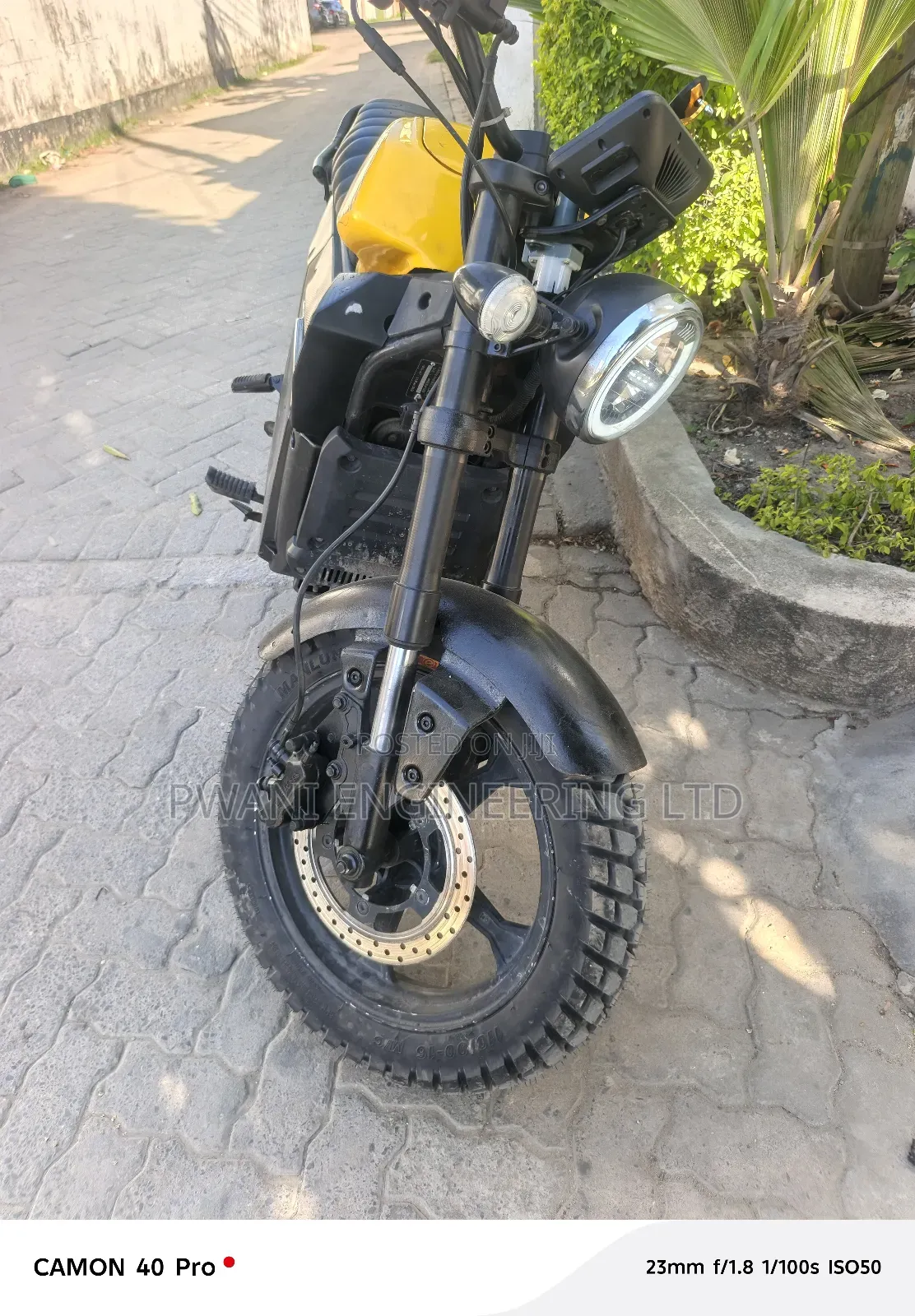 Motorcycle 2023 Yellow