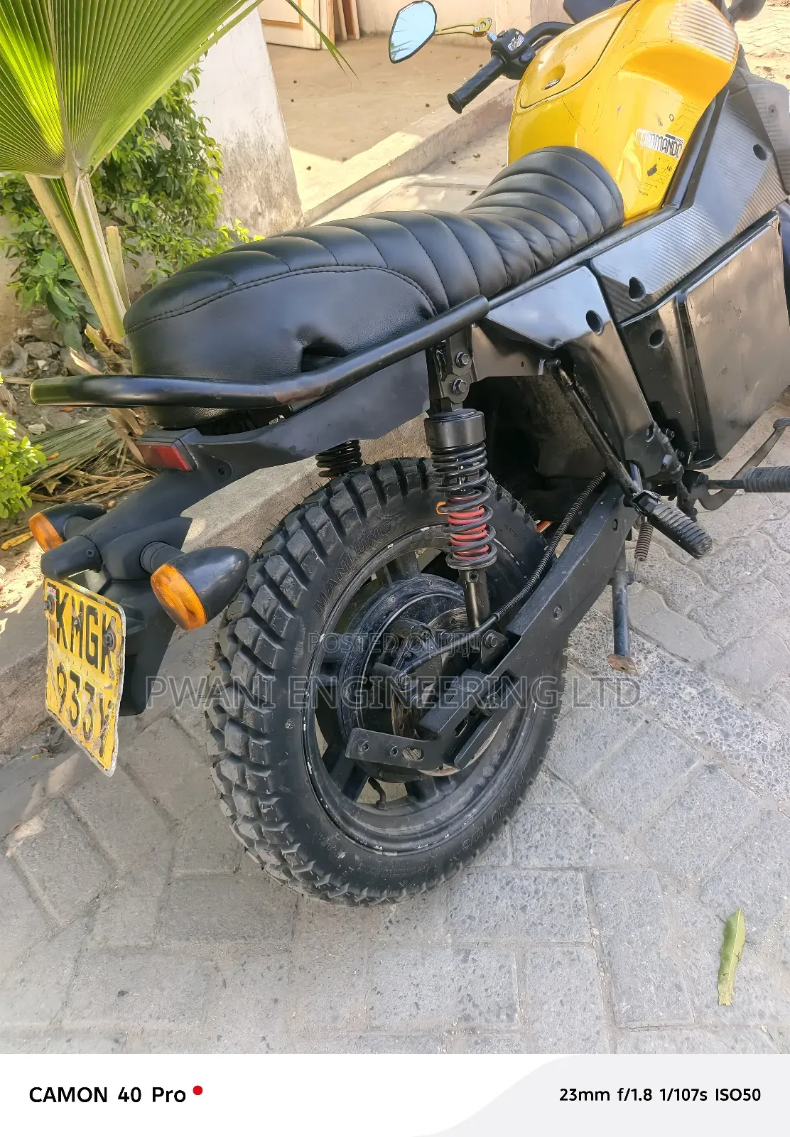 Motorcycle 2023 Yellow