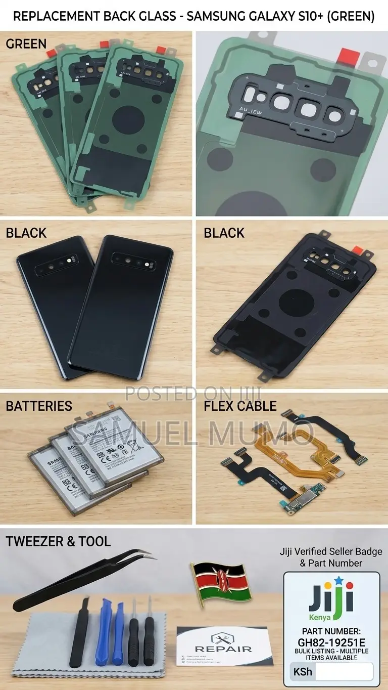 Samsung Galaxy S10 Plus Back Glass Cover – Brand New