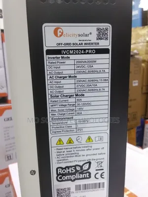 2kva 24v Felicity Hybrid Inverter
