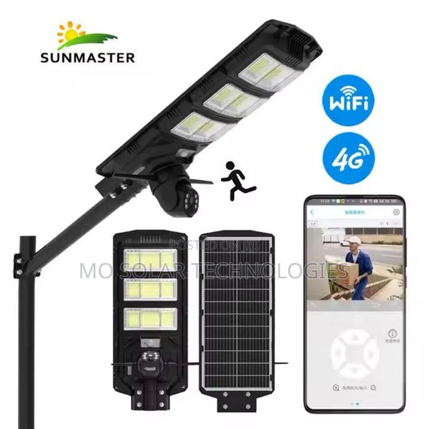 300w Solar CCTV Camera Street Lights - main view