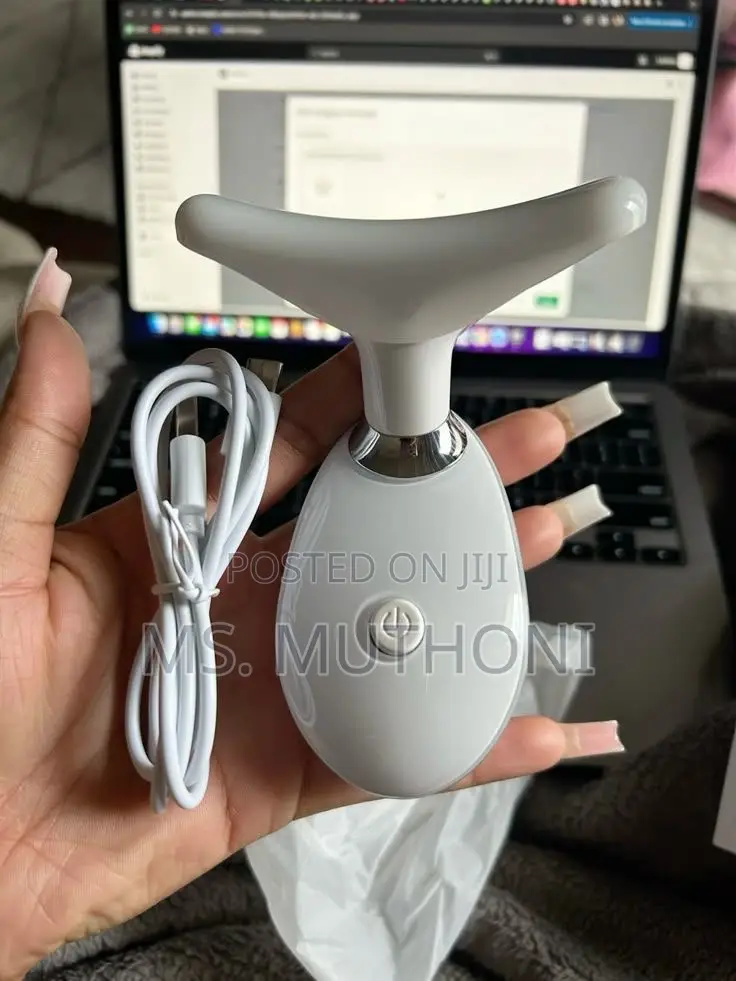 Ems Face and Neck Beauty Device for Skin Lifting and Tightening.