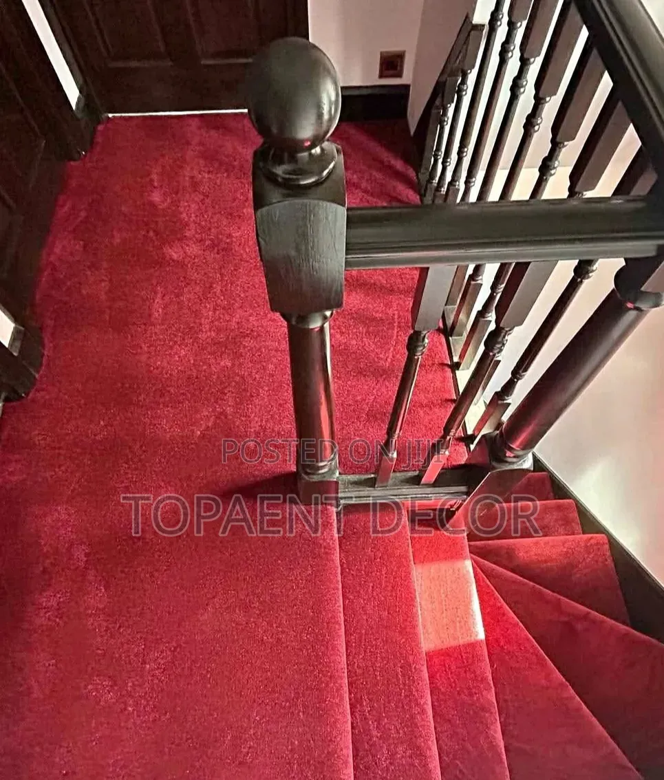 Plain Red 12mm Presidential Full Floor Upgrade Wall to Wall Carpets