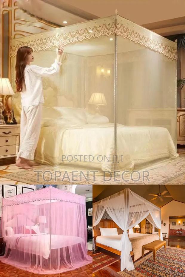 Cream, White and Pink No Buzz, Mosquito Fee,Nets