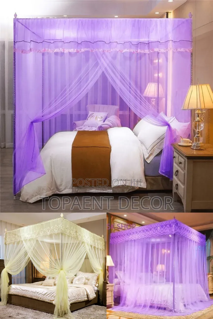 Comfort That Watches Over You ,4 Stand Mosquito Net