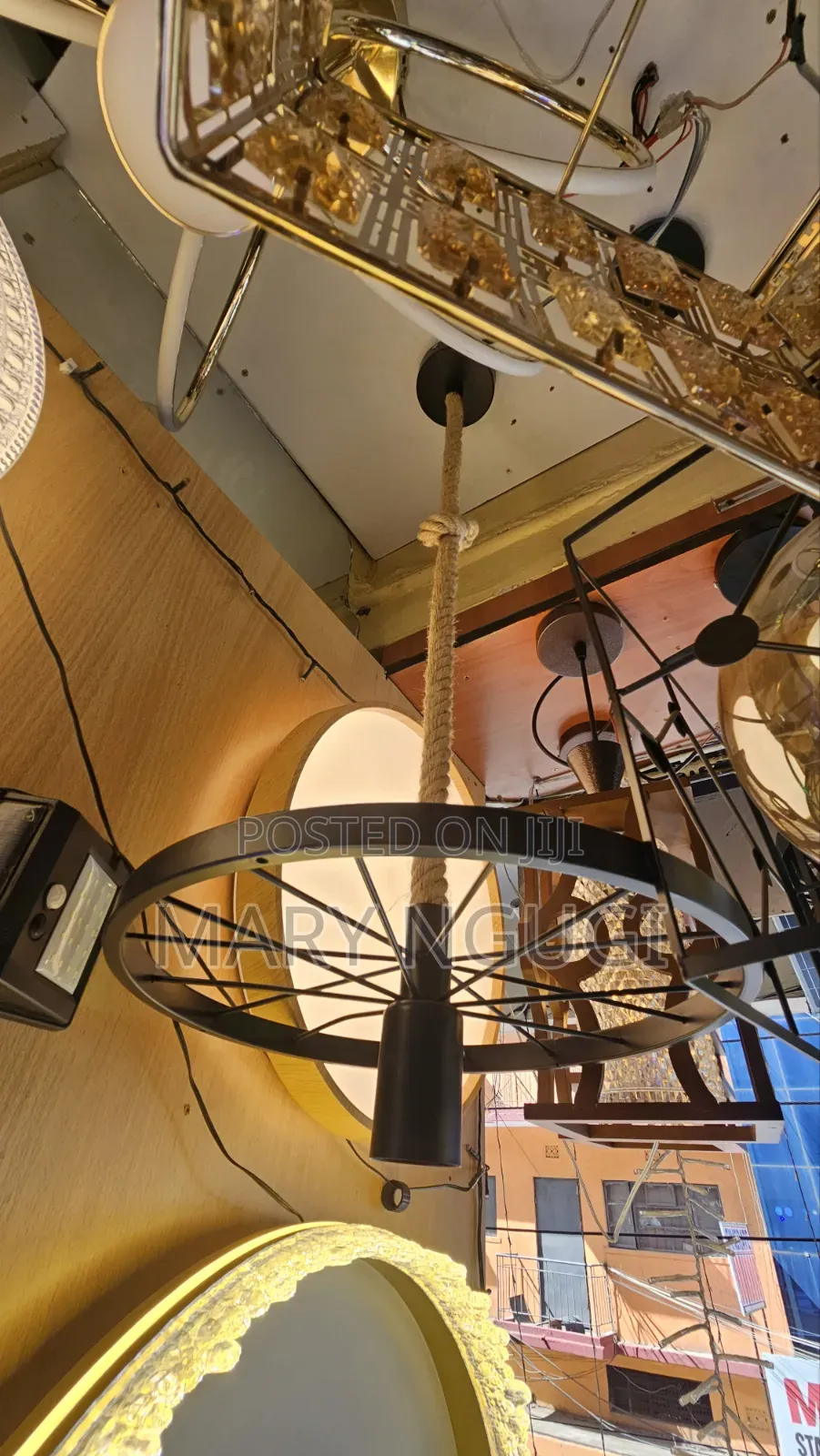 Black Single Pendant Light