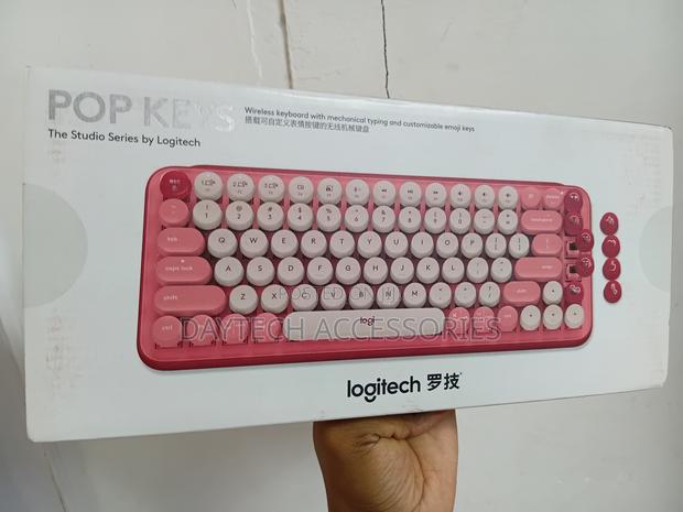 This Is a Logitech Pop Keys Wireless Mechanical Keyboard. - thumbnail 2