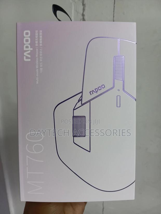 Rapoo Mt760 Multi-Device Wireless Mouse - Black - thumbnail 3