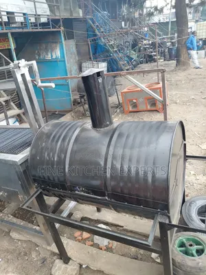Drum Made Barbecue Grill.