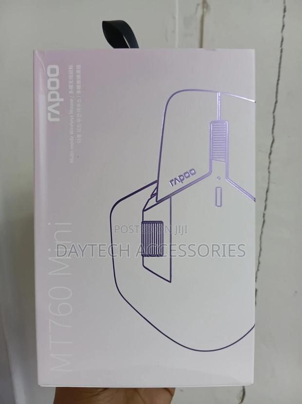Rapoo Mt760 Mini Multi-Mode Wireless Mouse - Black - thumbnail 2