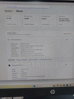 HP ProOne 240 G10 All-in-One 8GB Intel Core i5 SSD 512GB