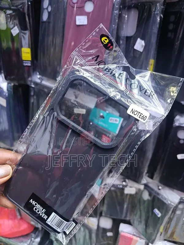 A Black Protective Silicone Case for the Xiaomi Redmi Note 14 Pro 5g,