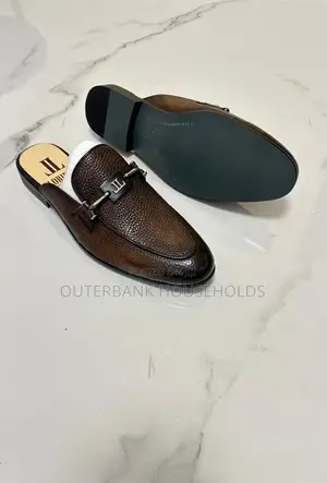 Mules Leather Shoes Leather Rubber Sole Sizes 39-46