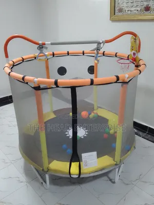 Improved Design 5ft Trampoline Best for Kids Indoor