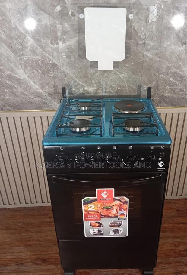50×55 Euroken 3+1 Standing Cooker With Electric Oven/Cooker