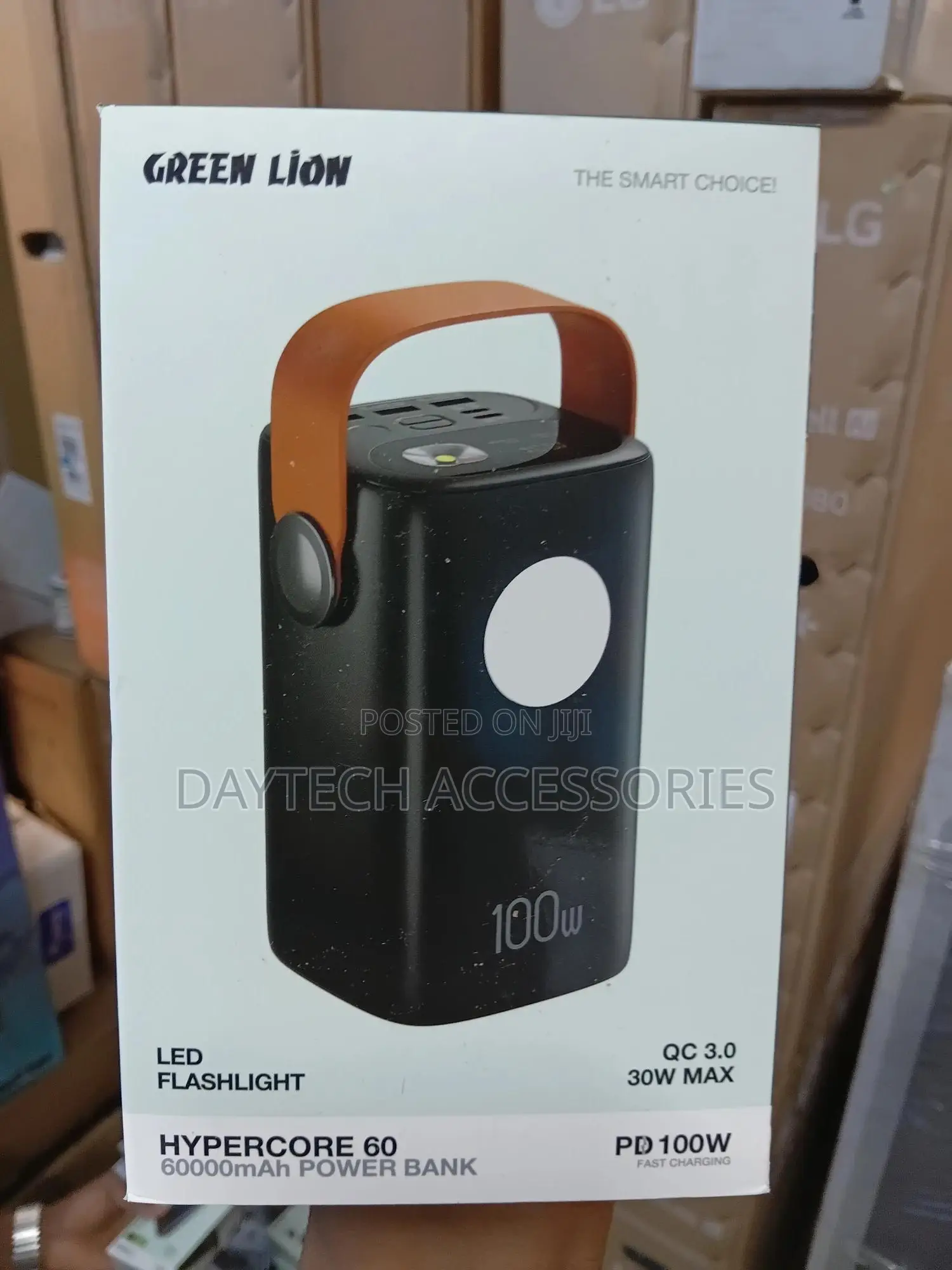 Green Lion Hyper Core 60 Power Bank 60000mah - Black