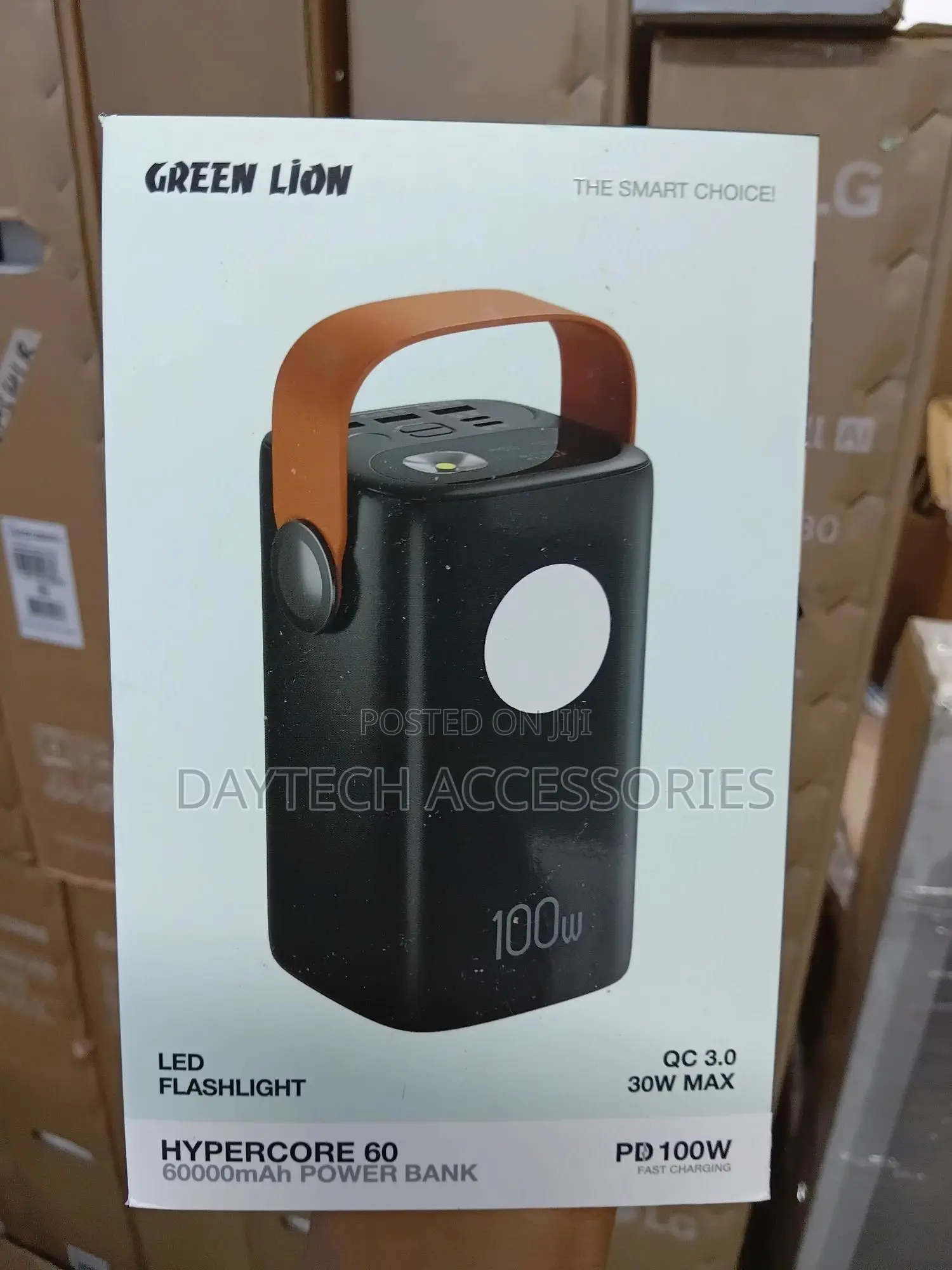 Green Lion Hyper Core 60 Power Bank 60000mah - Black