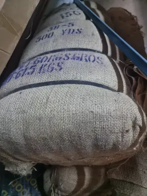 Curing Hesian Cloth