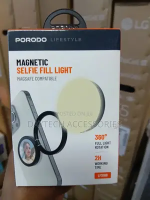 This a Porodo Lifestyle Magnetic Selfie Fill Light (Model Lfs168)
