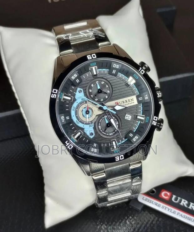 Stainless Steel Curren Chronograph Wrist Watch
