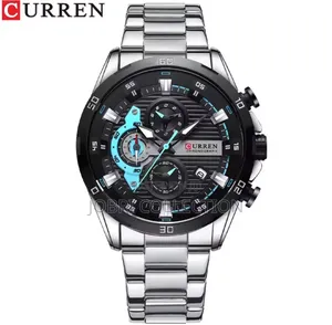 Stainless Steel Curren Chronograph Wrist Watch
