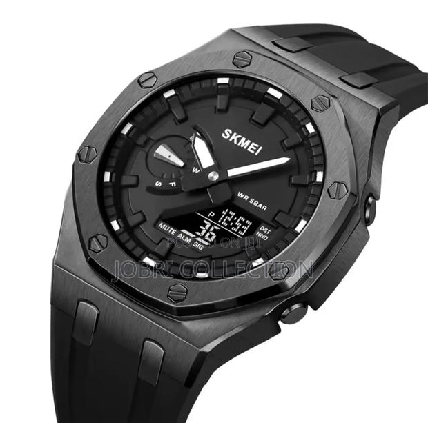 Skmei Black Face Gents Wrist Watch