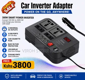 Car Inverter Dc to Ac 12vdc to 220vdc With Usb Ports