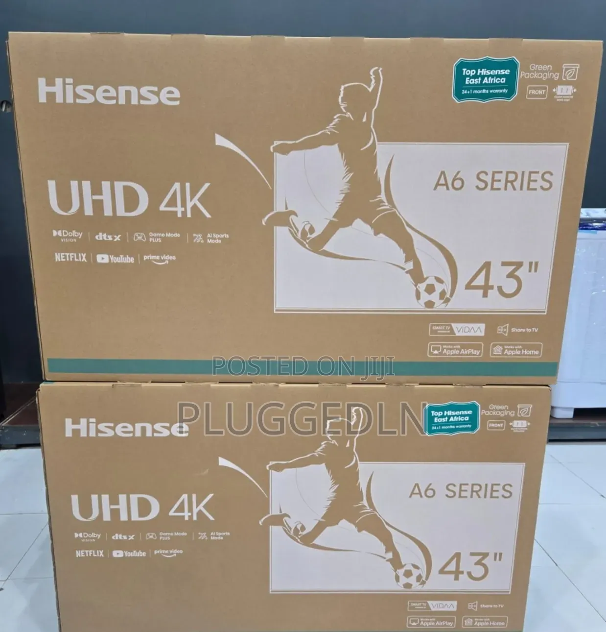 Hisense 43 Smart Uhd Frameless (A6 Series) Tv.