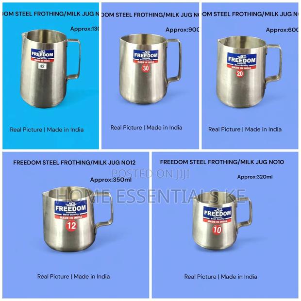Stainless Frothing Pitcher/Milk Jug-300ml, 350ml,600ml,900ml,1300ml