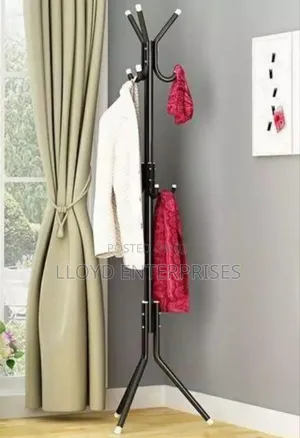 Black Metallic Coat Hanger
