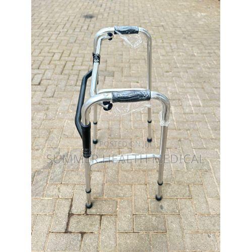 Walking Frame Without Wheels – Standard Adjustable Walker for Adults - thumbnail 2