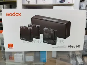 The Godox Virso M2 2.4ghz Wireless Microphone System.