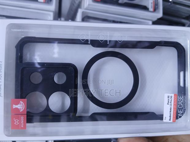 Magnetic Shockproofcase for Redmi Note 13 Pro 5g and Poco X6 5g.