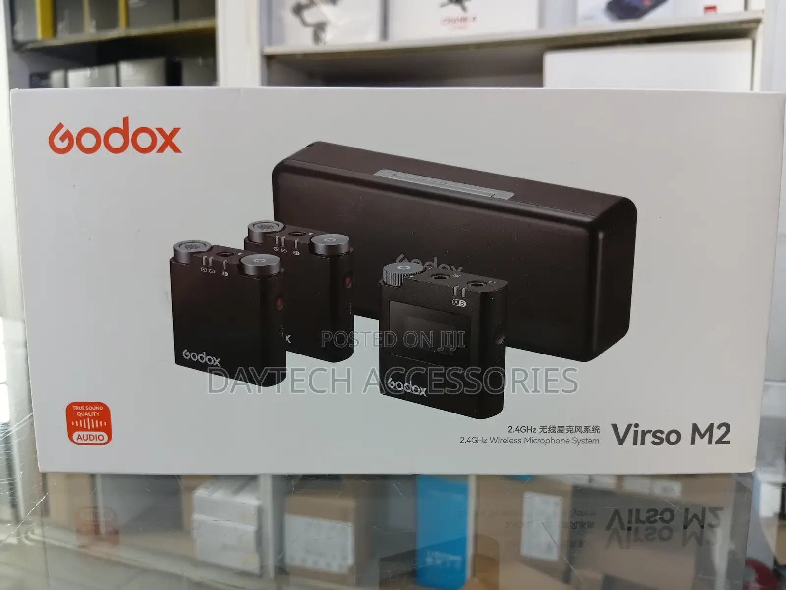 Godox Virso S M2 2.4ghz 2-Person Clip-on Wireless Microphone System