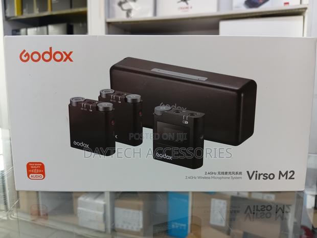 Godox Virso S M2 2.4ghz 2-Person Clip-on Wireless Microphone System