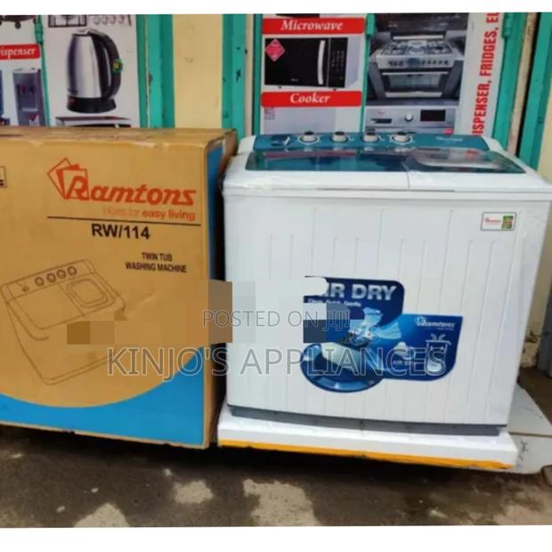 Ramtons 12kgs Twin Tub Top Load Washing Machine Rm/114